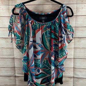 AGB Floral Poncho Tank